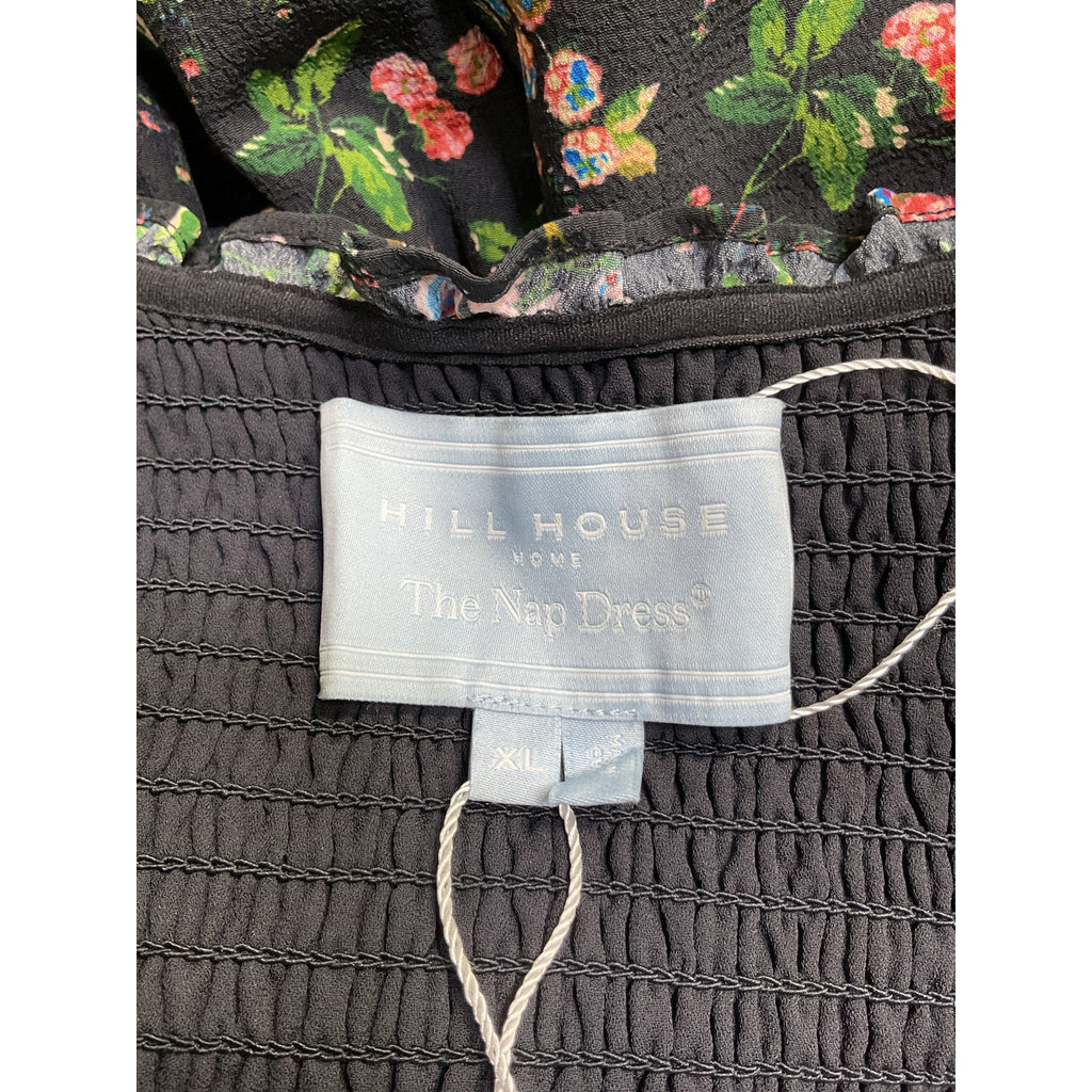 Hill House Home 'The Norah' Black Polyester Nap Dress Size XL - NWT