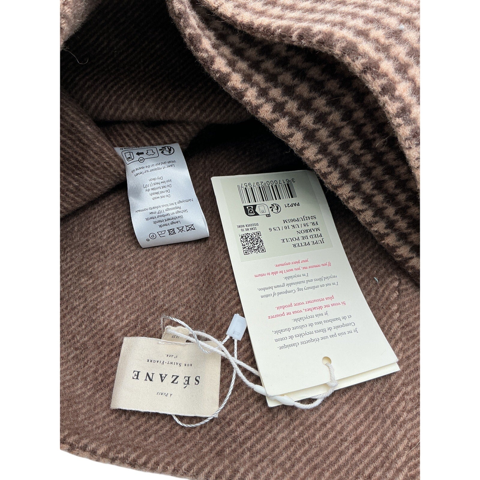 S�zane 'Peter' Brown Skirt Size 38