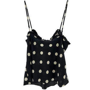 Dôen Dotted Black Louise Camisole Size M