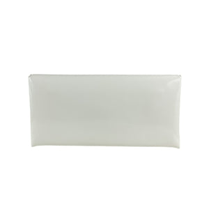 Bottega Veneta Ivory Triangle Clutch