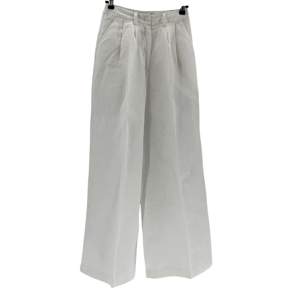 Faithfull The Brand 'Circa' White Linen Pants Size XS