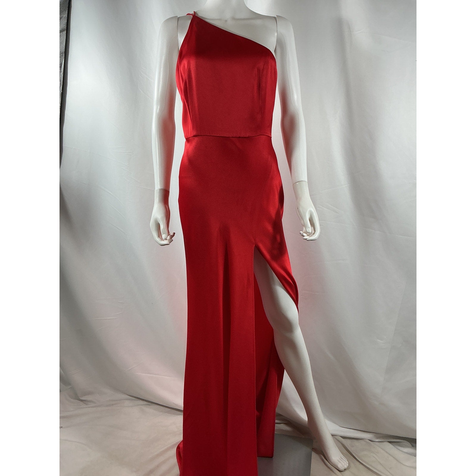 Sau Lee 'Hailey' Red Acetate Dress Size 6