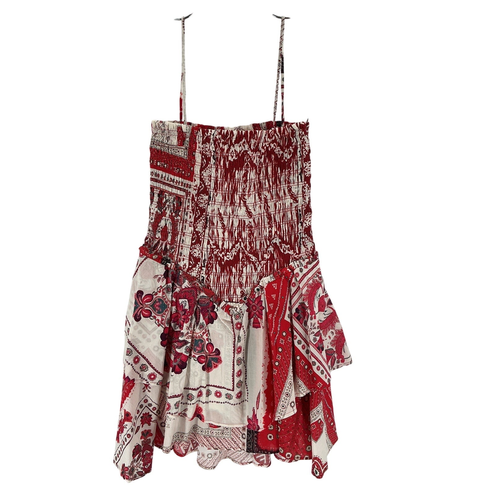Isabel Marant �toile 'Anka' Red Cotton Mini Dress Size 34