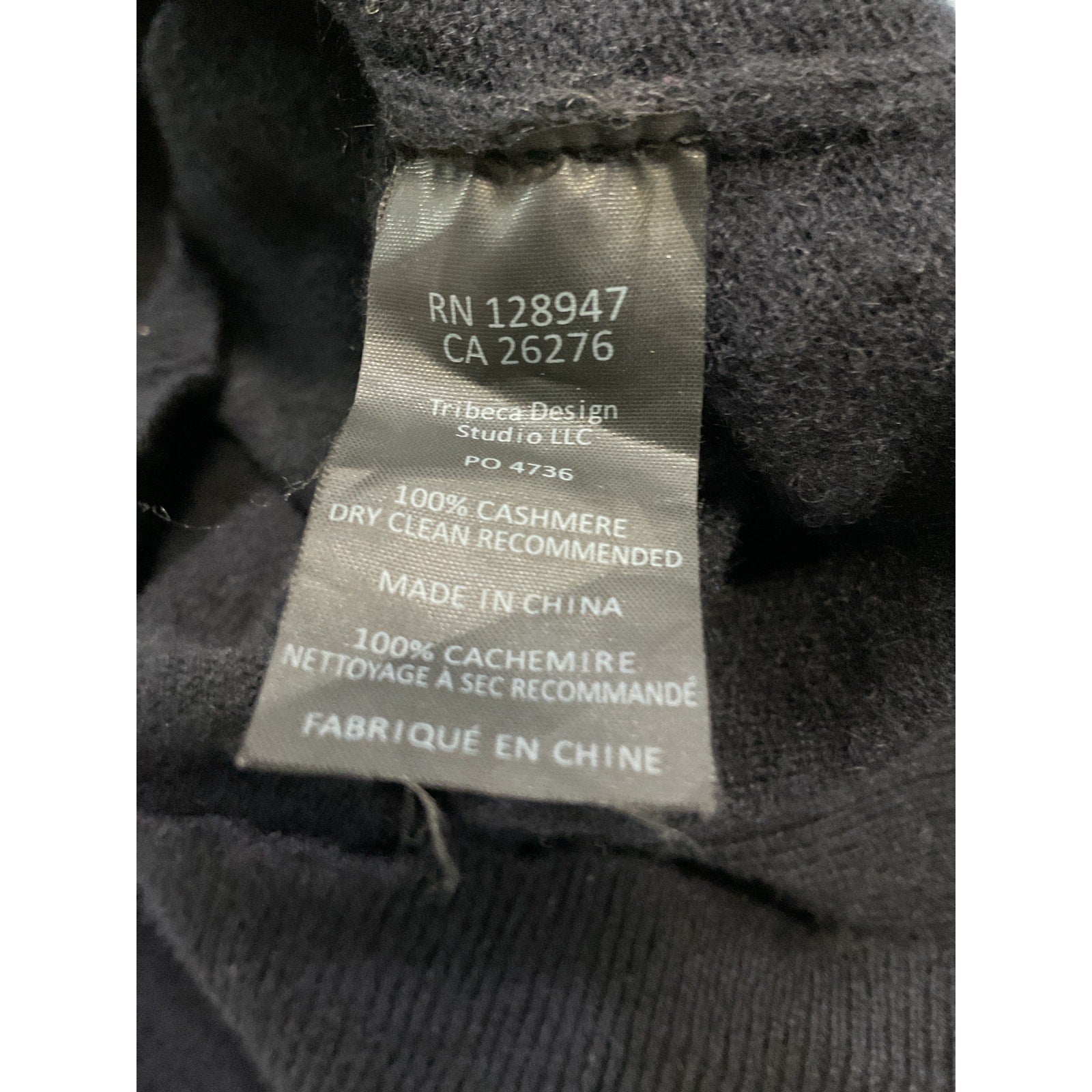 Nili Lotan 'Francis' Black Sweater Size S