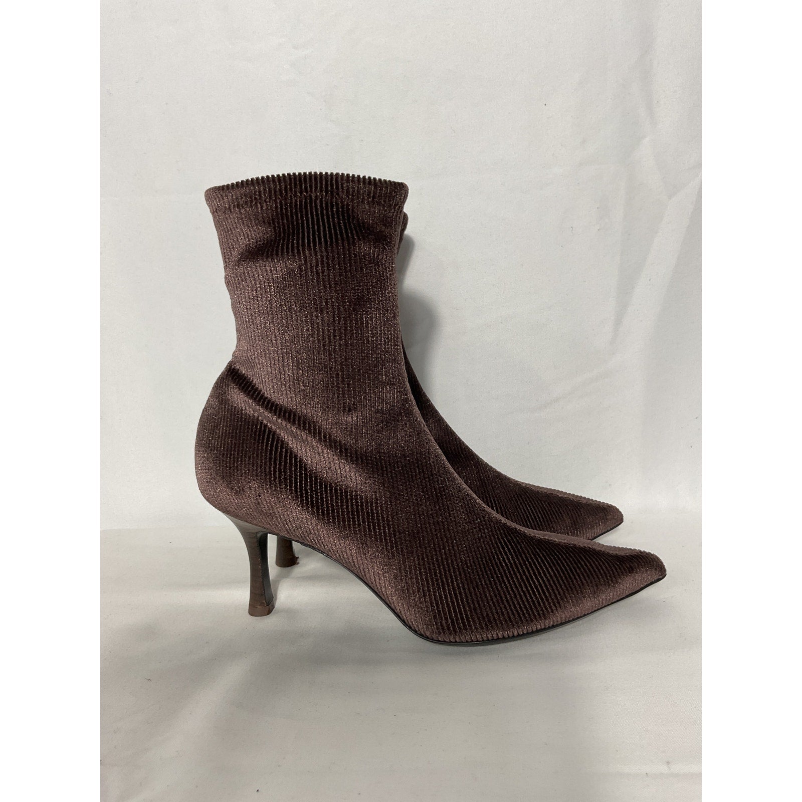 Rag & Bone 'Brea' Brown Corded Sock Boot Size 5