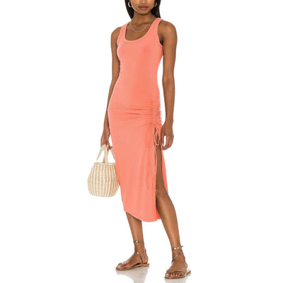 L Space Ribbed Pink Sandpiper Dress Size S
