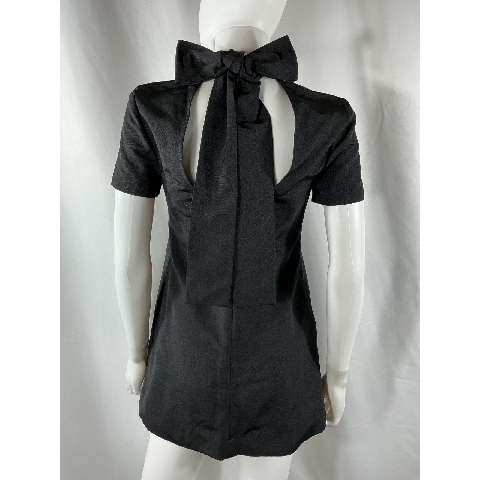 Staud Mini 'Ilana' Black Cotton Dress Size XS