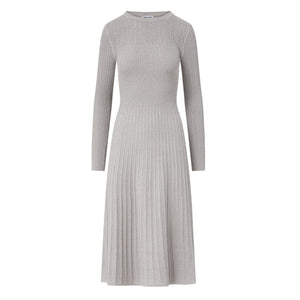 Veronica Beard Ribbed Heather Grey Nami Sweater Dress Size XS