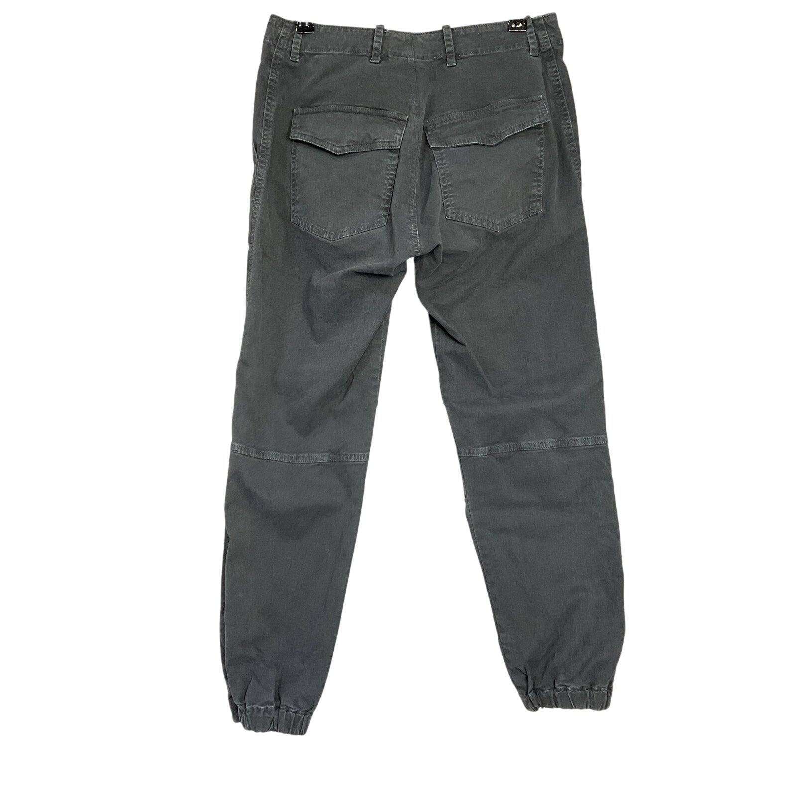 Nili Lotan Cropped Grey Cotton Military Pant Size 4