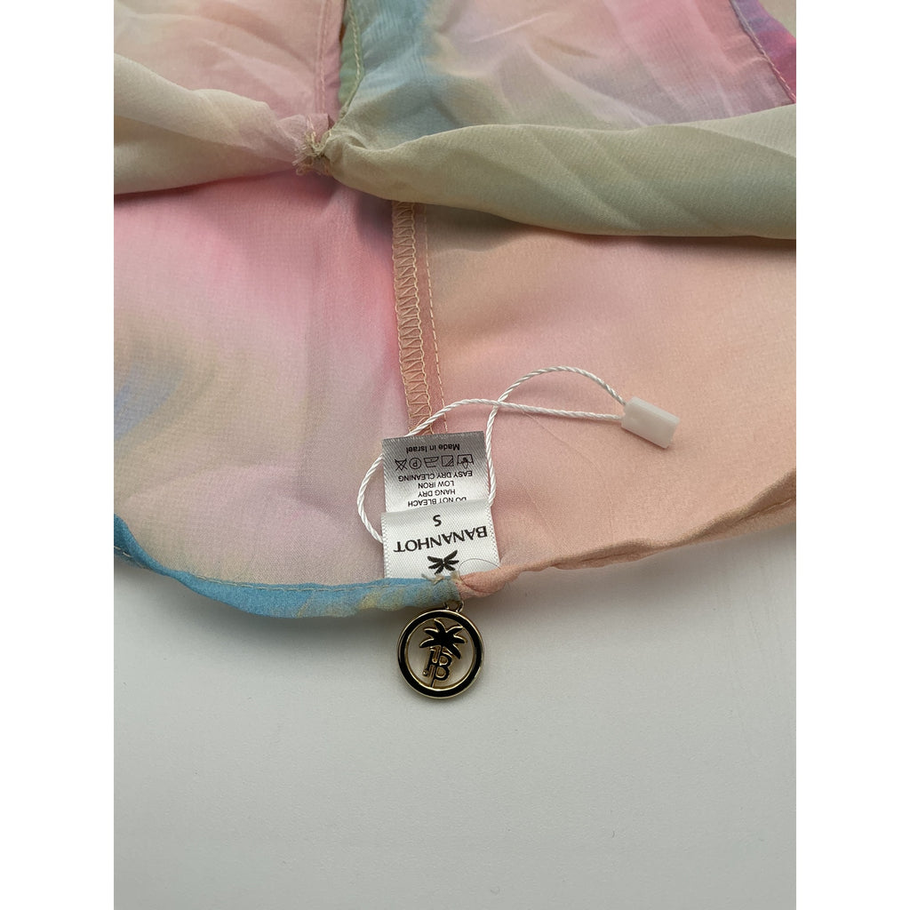Bananhot 'Hayzel' Pink Polyester Skirt Size S