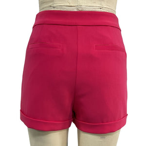 Cinq à Sept Crepe Berry Jam Elaine Shorts Size 4
