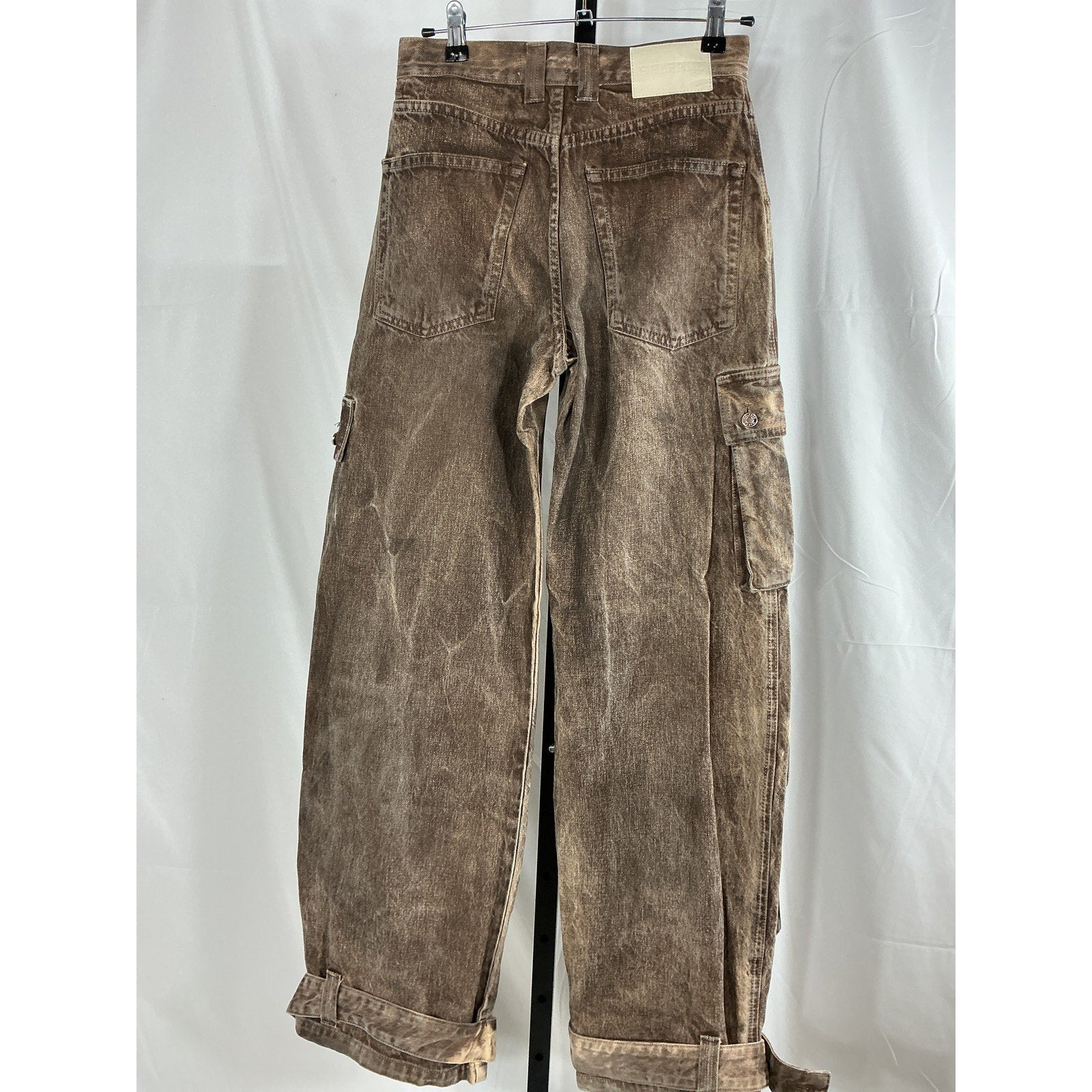 Grlfrnd 'Lara' Brown Cotton Jean Size 23