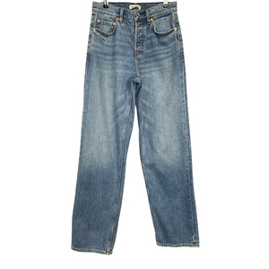 Grlfrnd Classic Blue Bella Low Rise Boyfriend Denim Jeans Size 23