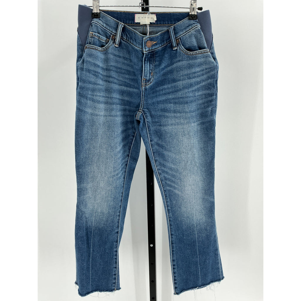 Hatch The Crop 'Maternity' Blue Cotton Jean Size 25 - NWT