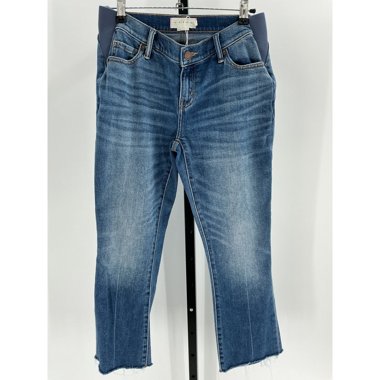 Hatch The Crop 'Maternity' Blue Cotton Jean Size 25 - NWT