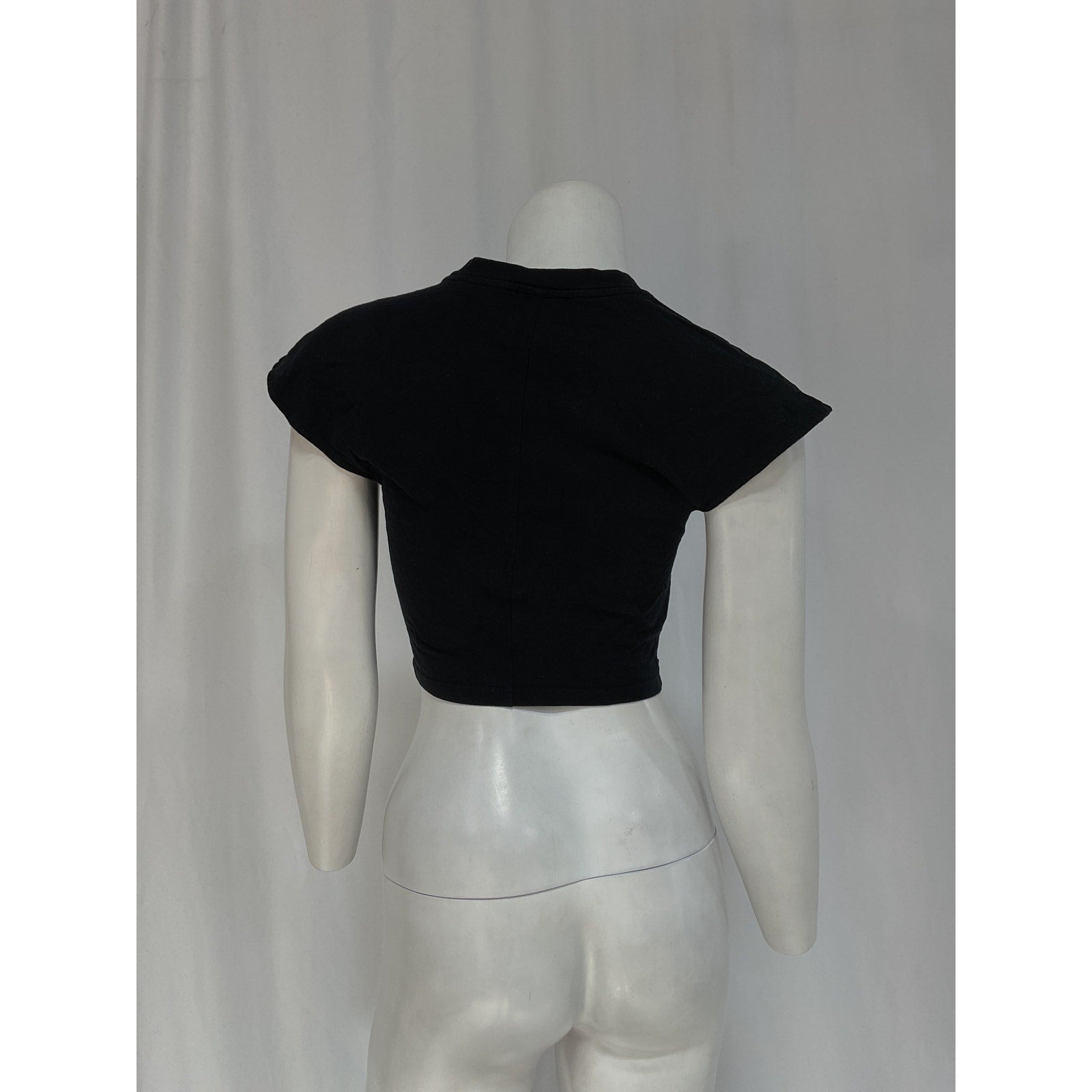 Isabel Marant 'Zineae' Black Cap Sleeve T-Shirt Size S