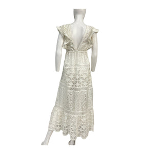 Waimari Lace Cream Nicole Dress Size S