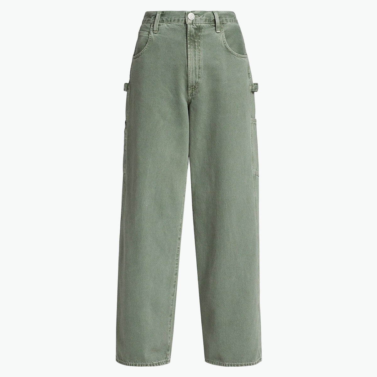 Agolde 'Magda' Green Cotton Denim Carpenter Denim Jean Size 26