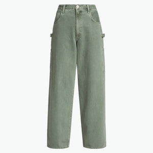 Agolde 'Magda' Green Cotton Denim Carpenter Denim Jean Size 26