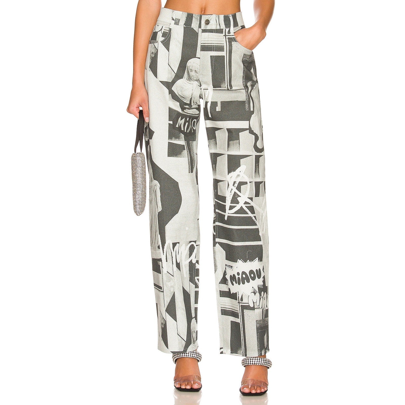 Miaou 'Fargo' Gray Pants Size XS
