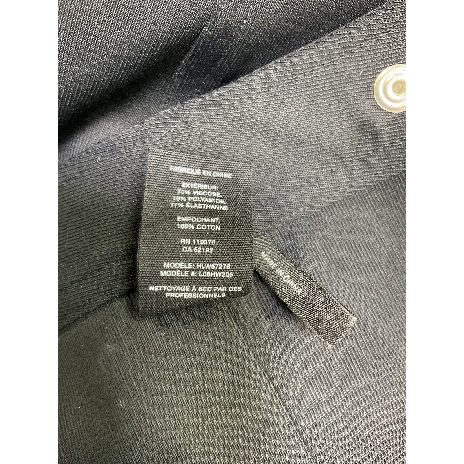 Helmut Lang Black Viscose Belted Flare Leg Pants Size M