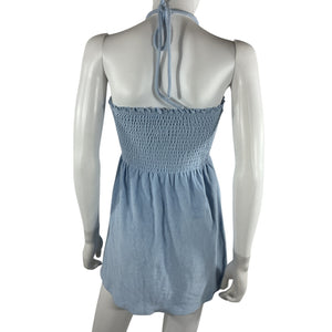 Hill House Home Smocked Light Blue Roxie Nap Dress Size XS