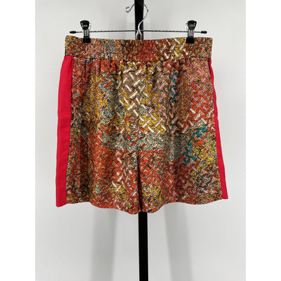 Burberry 'Tawney' Silk Print Shorts - Size 6