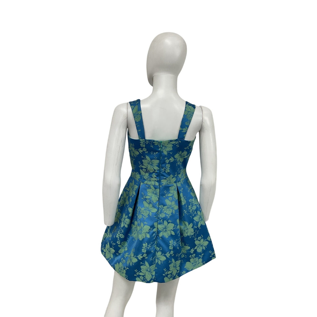 Alexis Blue Poly Max Dress Size M