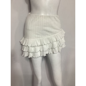 Majorelle 'Isadora' White Asymmetric Skirt Size XS