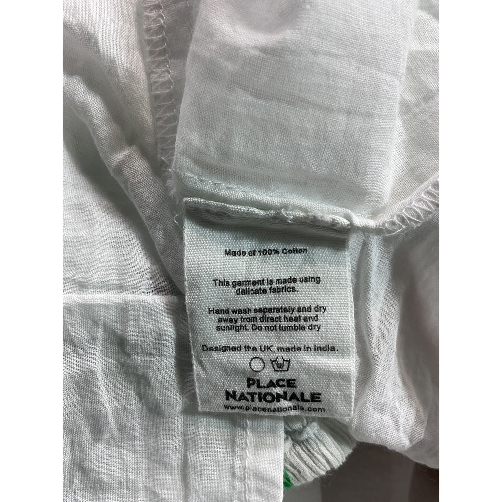 Place Nationale 'Le Cardesse' Green Gauze Skirt Size M