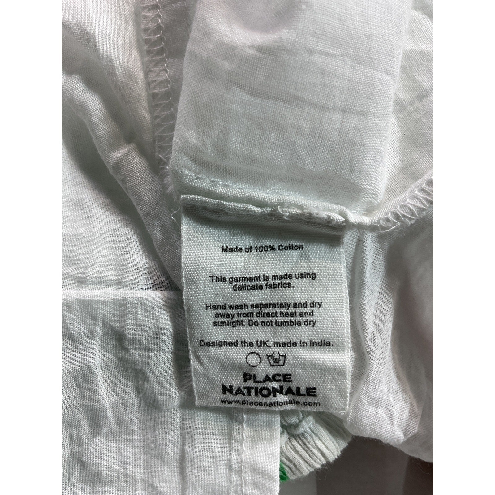 Place Nationale 'Le Cardesse' Green Gauze Skirt Size M