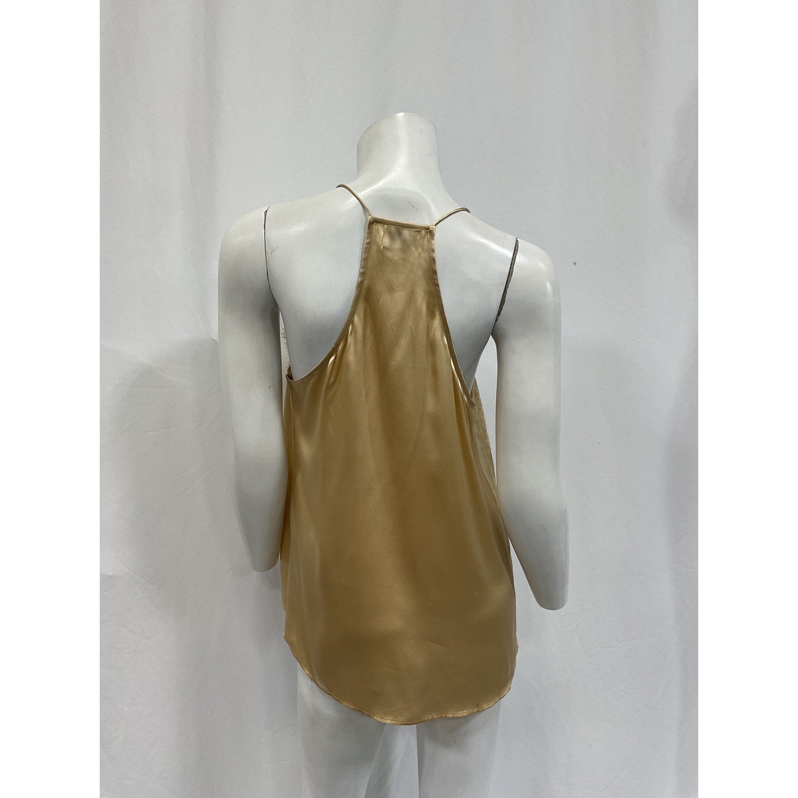Cami Nyc 'Racer' Tan Charmeuse Cami Top Size S