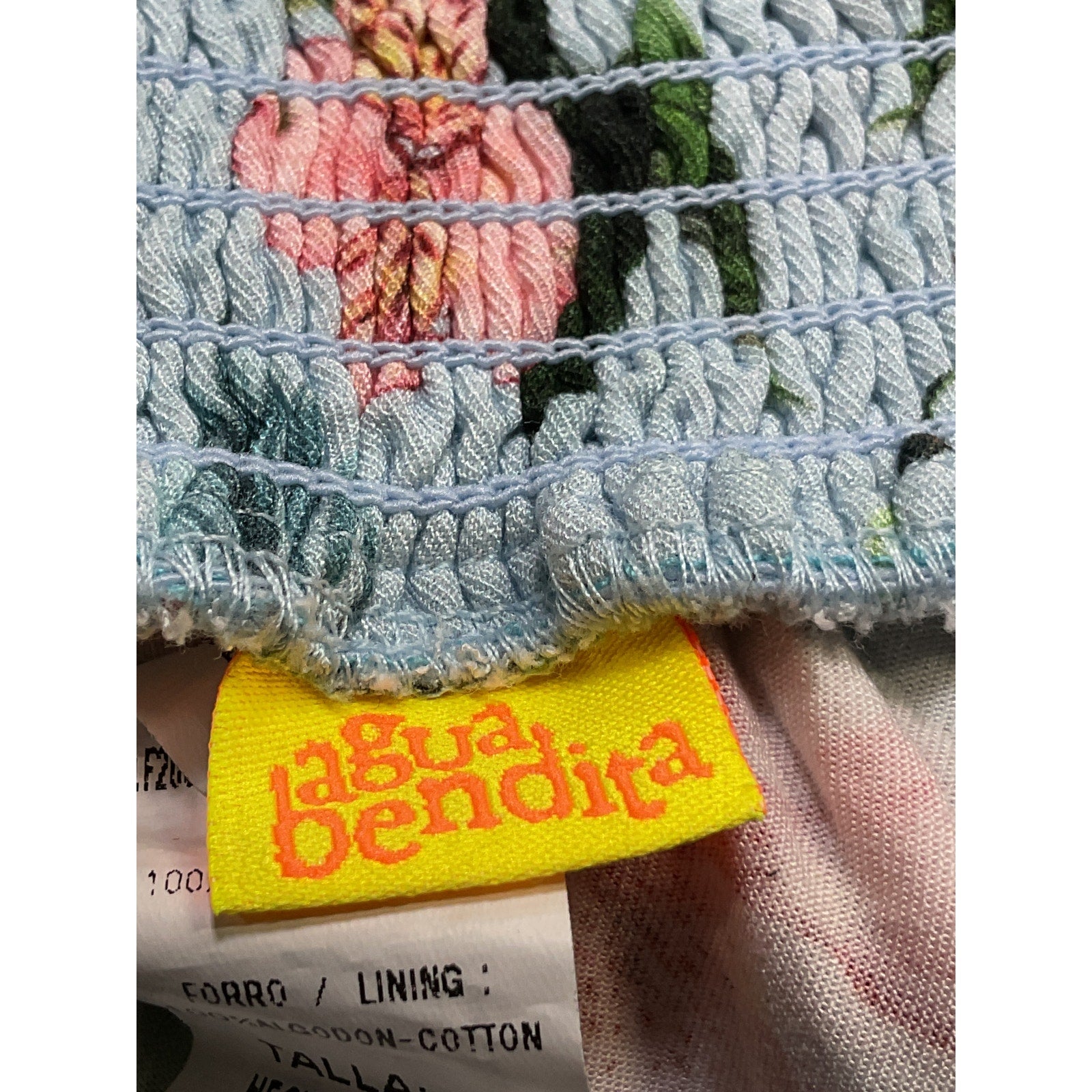Agua Bendita 'Violet' Blue Mini Skirt Size S
