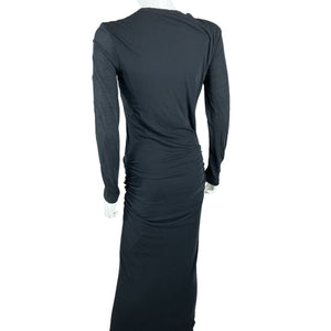 James Perse Cotton Jersey Black Maxi Dress Size 2