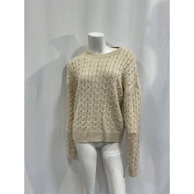 Tularosa 'Hannah' Beige Polyester Sweater Size S