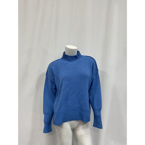 Line & Dot 'Hannah' Blue Rayon Blend Sweater Size S