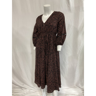 Hatch 'The Victoria' Black Long Sleeve Maternity Dress Size 0