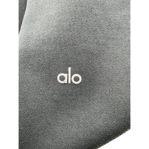 Alo Yoga High-Waist Black Wide-Leg Sweatpant Bottoms Size XXS