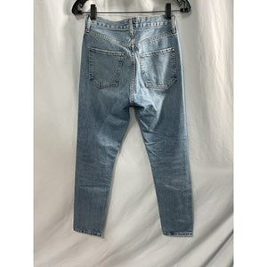 Agolde 'Jamie' Blue High Rise Classic Denim Jean Size 23