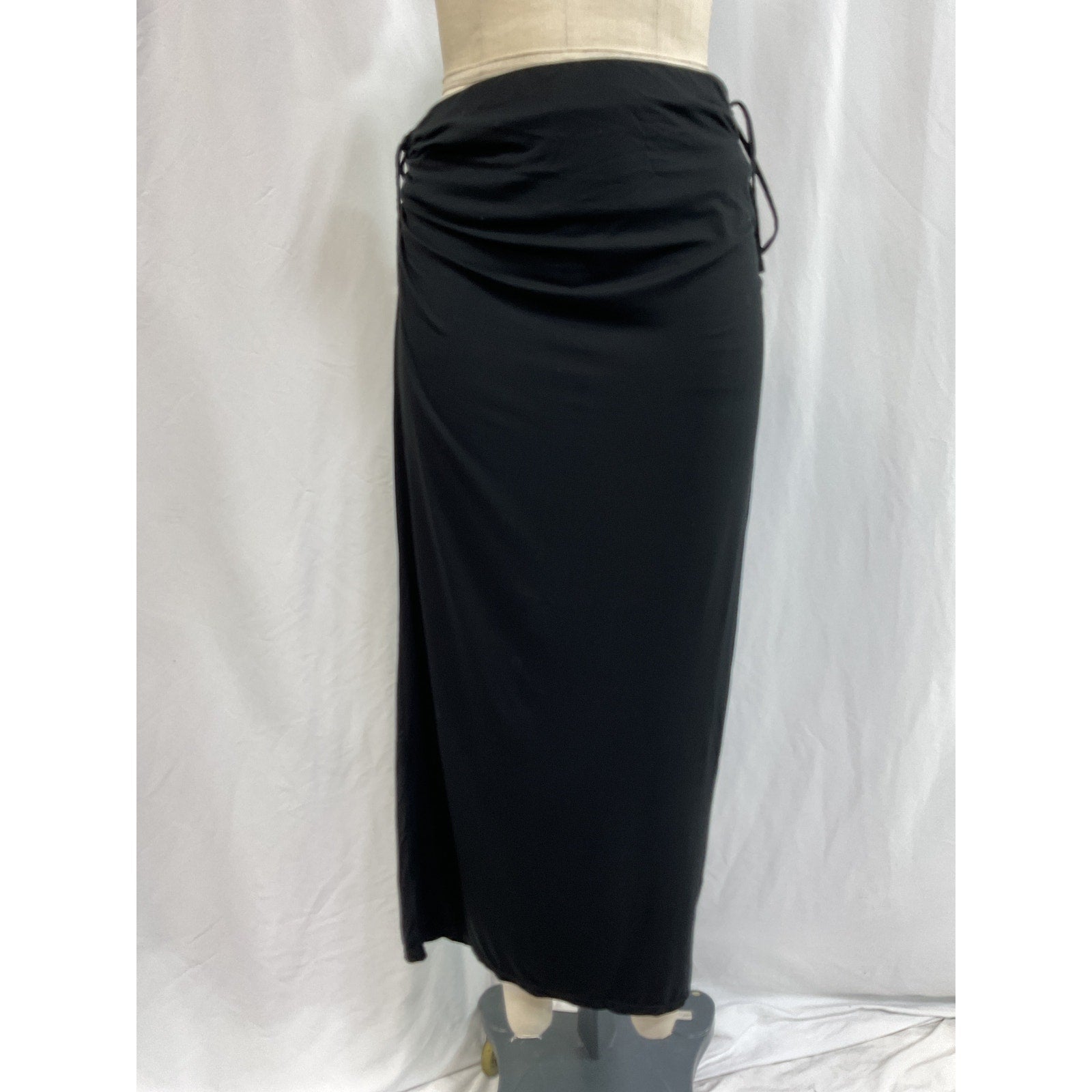 Lpa 'Lorenza' Black Cinched Maxi Skirt Size M