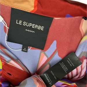 Le Superbe Vibrant Multicolor Miko Shirtdress Size 4