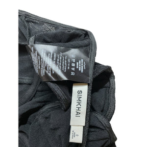 Simkhai Lace Black Serifina Bustier Top Size 0