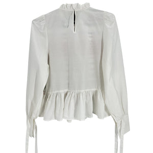 Sezane Embroidered Multicolor Mellisa Blouse Size 36