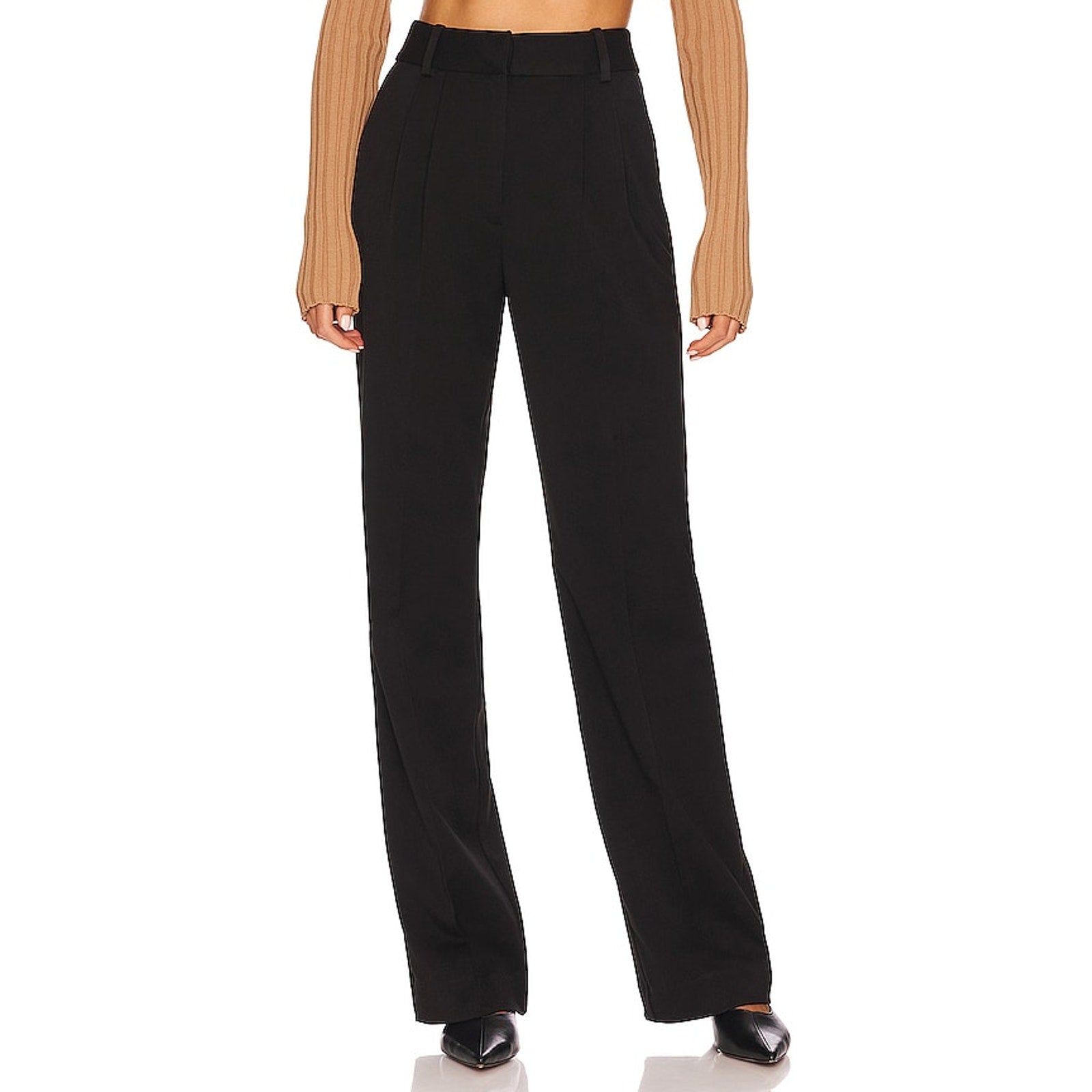 Favorite Daughter 'The Favorite' Black Polyester Pant Size 8