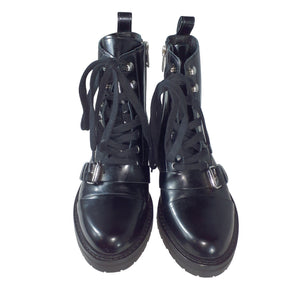 Allsaints Polished Black Donita Boots Size 37 EU / US 7
