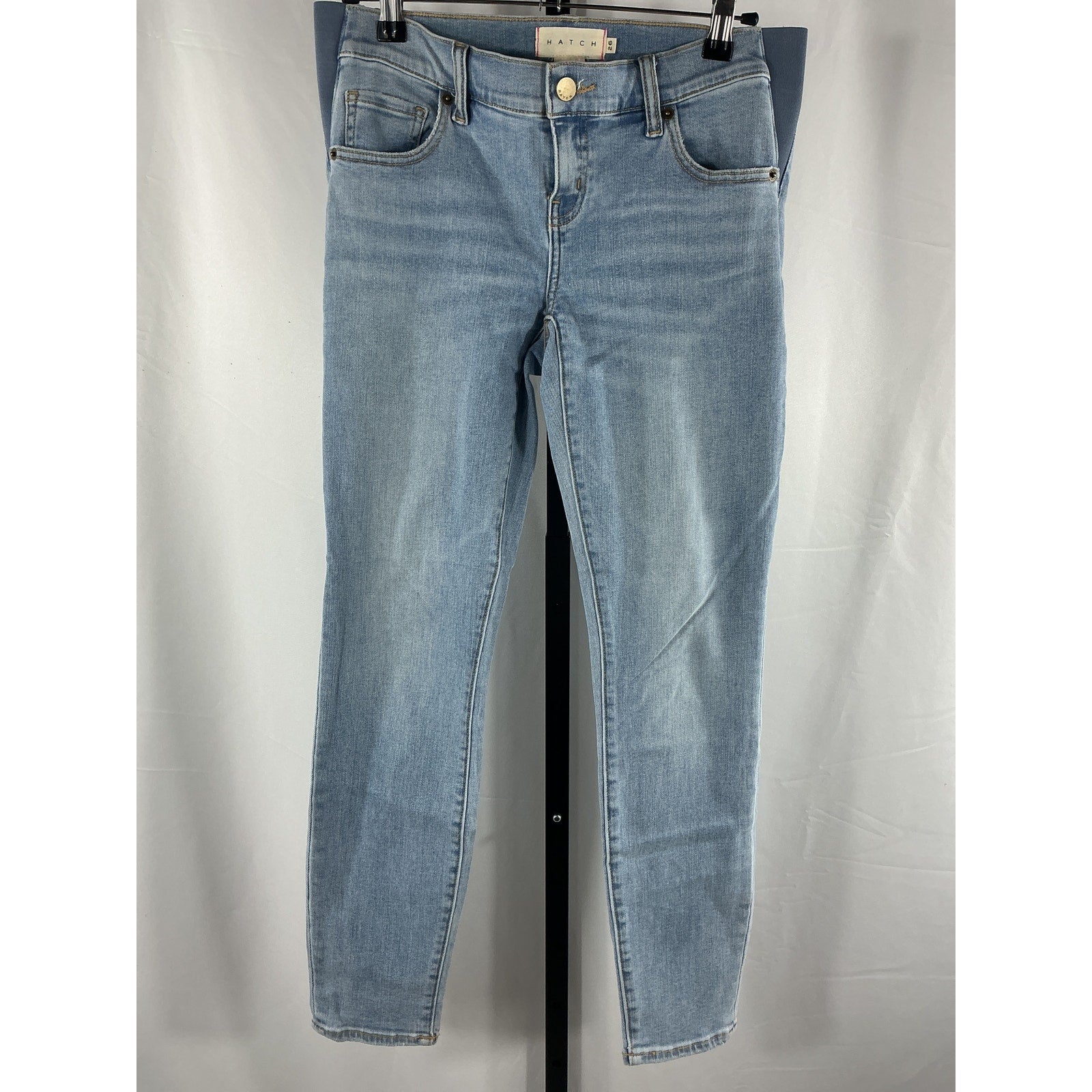 Hatch The Slim Maternity Blue Cotton Jean Size 26
