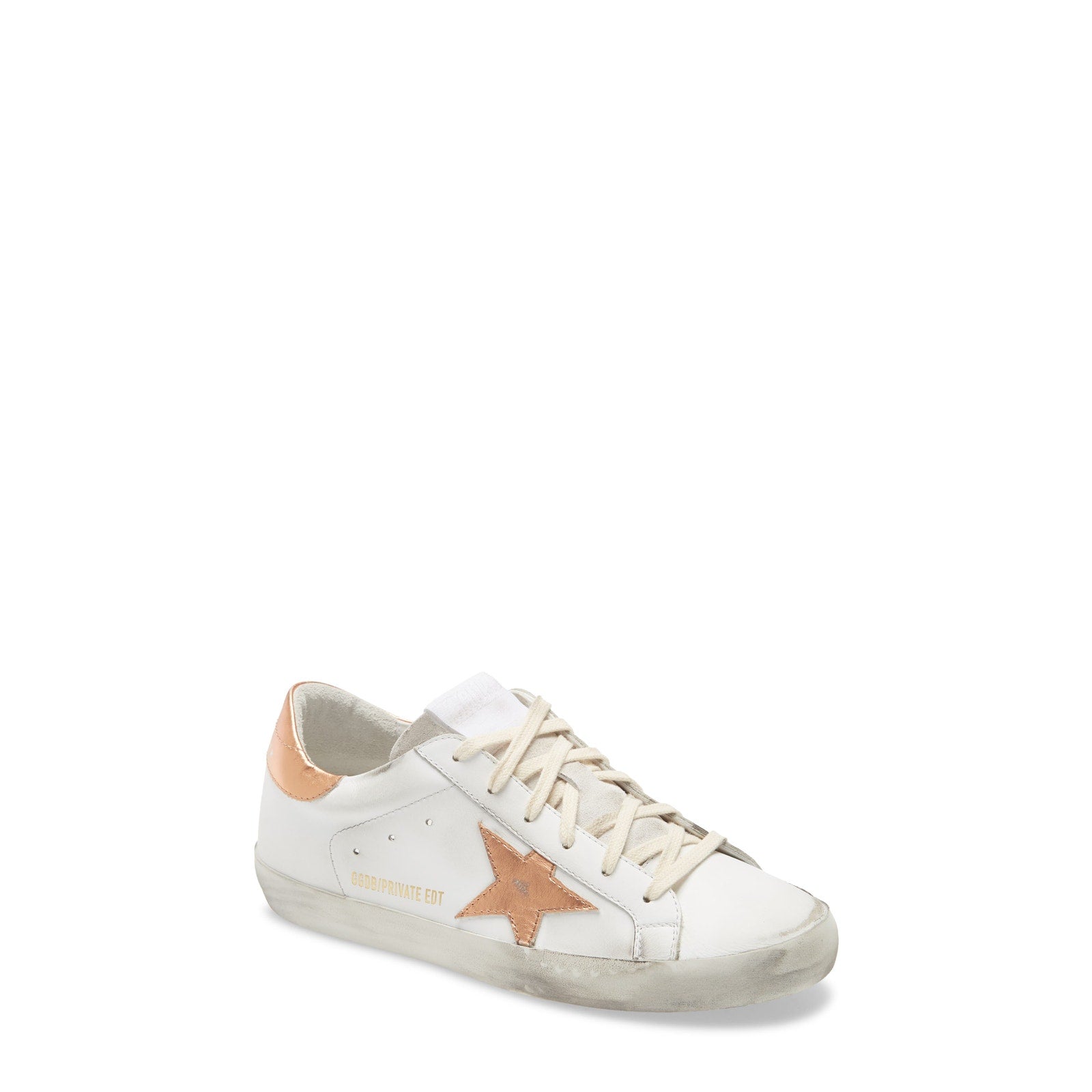 Golden Goose White Super-Star Low Top Sneaker Size 10