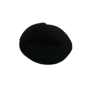 Prada Black Wool And Cashmere Beanie Size S