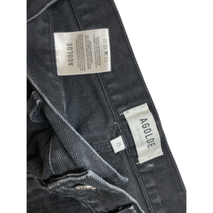 Agolde Distressed Black Cherie Denim Jeans Size 25