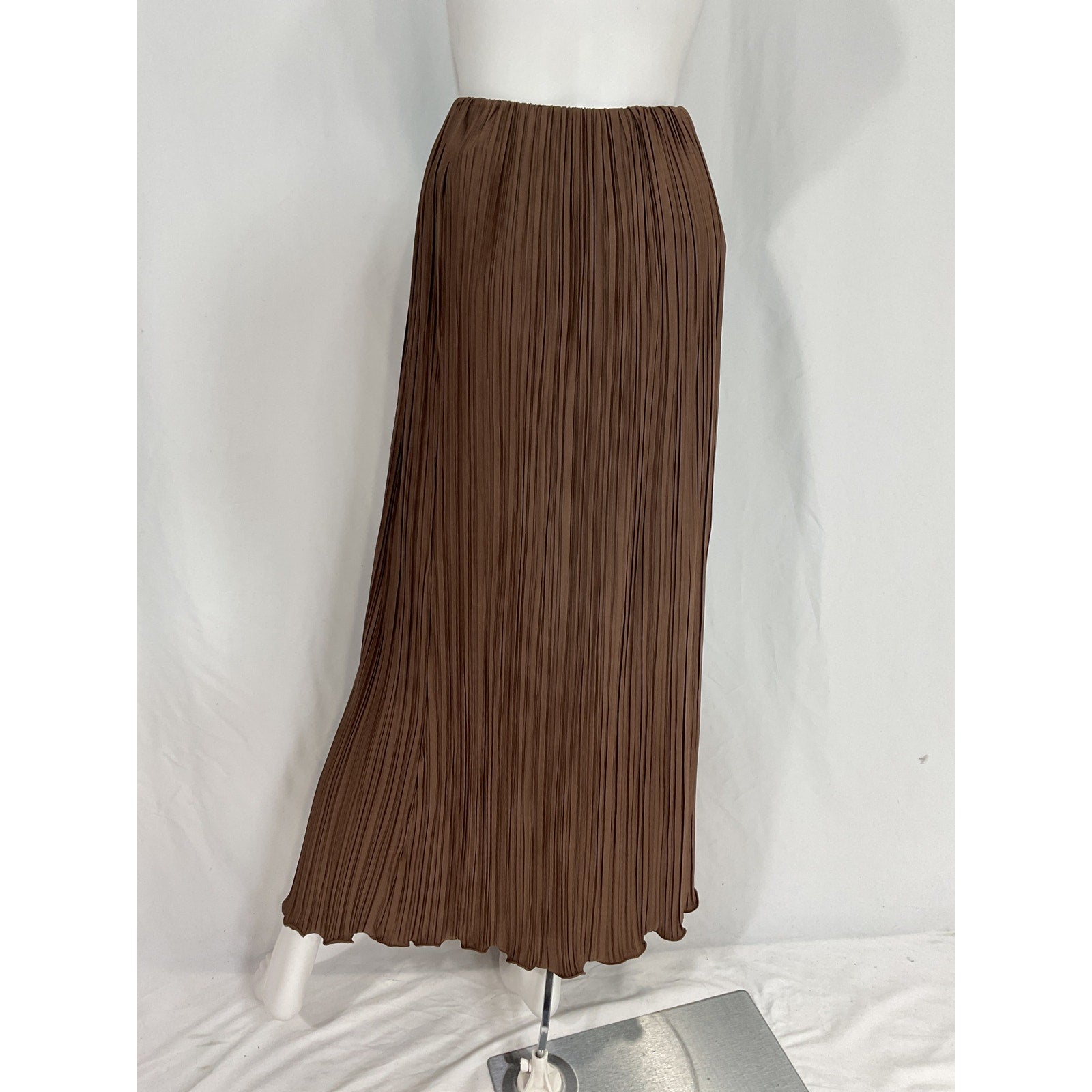 Significant Other 'Adeline' Brown Pleated Skirt Size 2